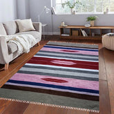 Kilim Rugs 4Ft x 6Ft - Multicolor 9